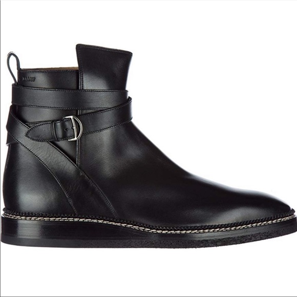 bally black boots